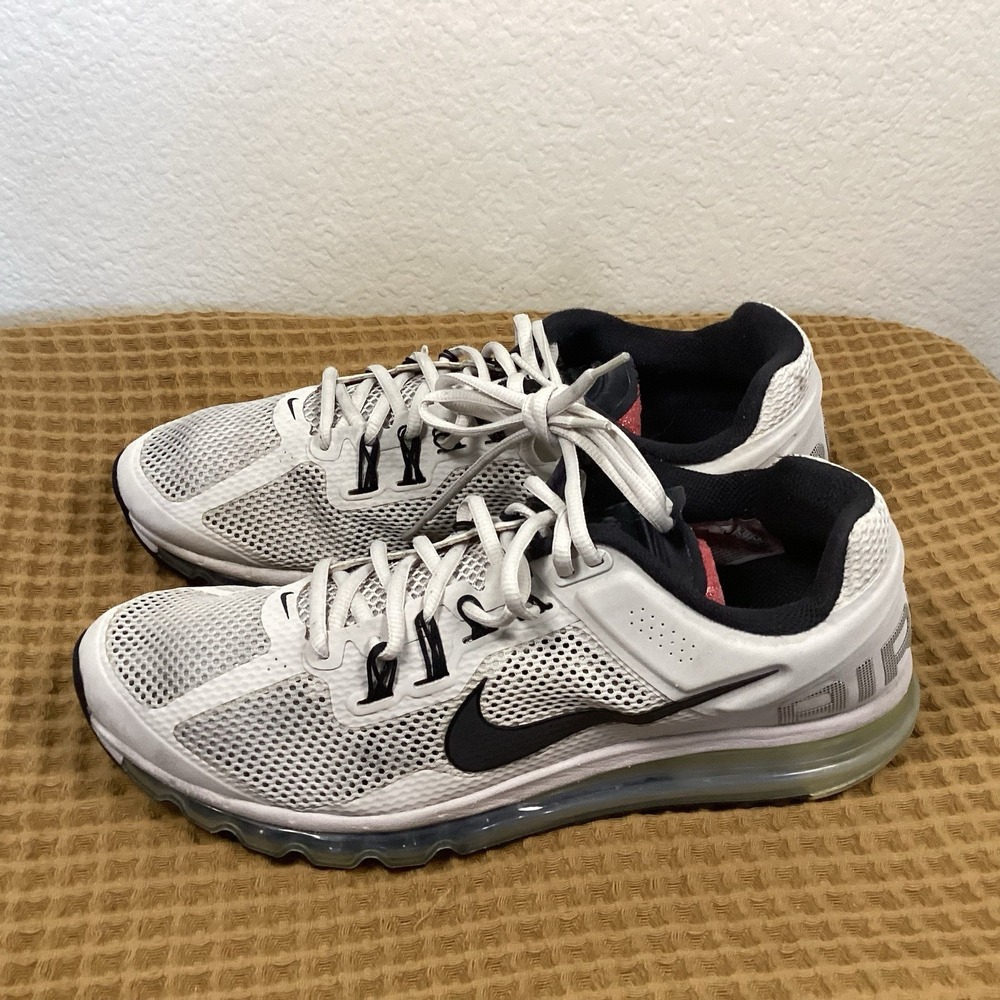 Nike Air Max 2013 Desert Sand Mens Sz 13 White Black FZ3156-008 Running Shoes